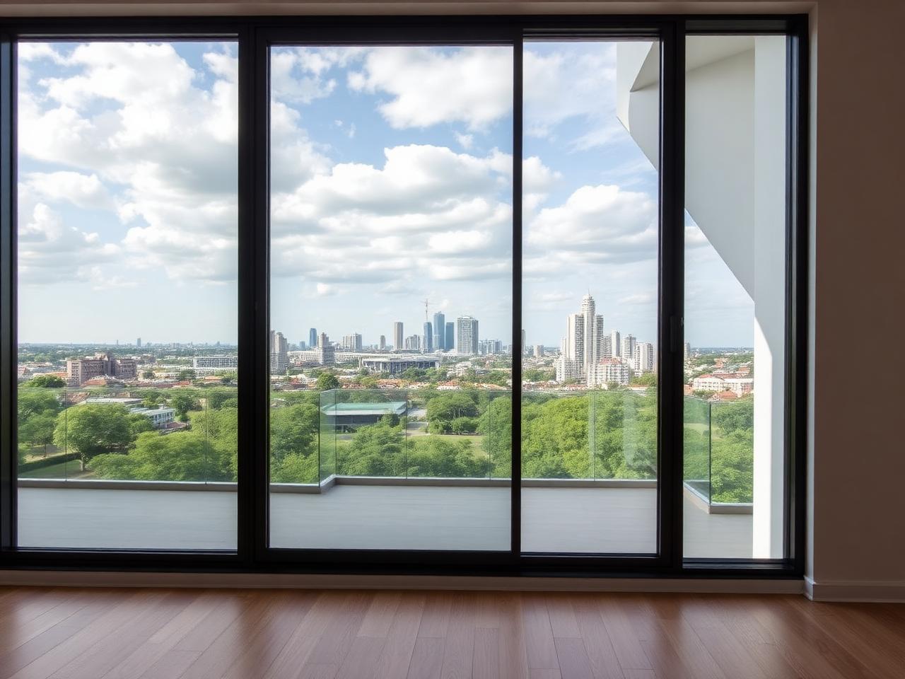Aluminium picture window